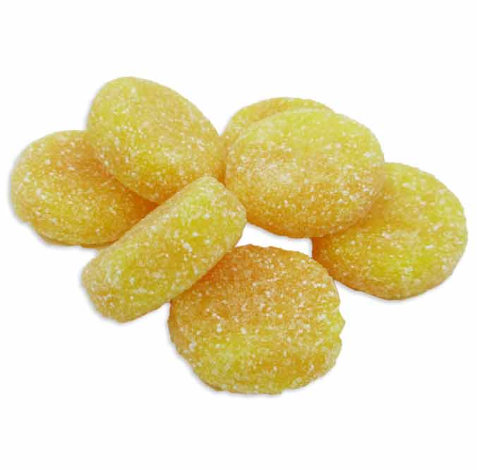 Vidal - Gummi Sour Bites Pineapple and Orange - 1 LB Bag